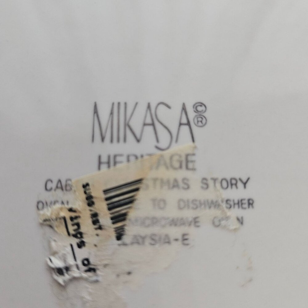 Mikasa Christmas Story Serving Plate 12.5" platter round romantic country dishw - Picture 9 of 9
